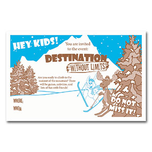 Invitation Flyer Destination without Limits VBS