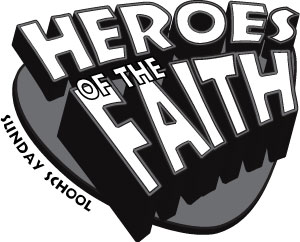 Heroes Logo, black and white