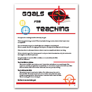 Goals for Teaching