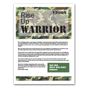 Rise up Warrior Article