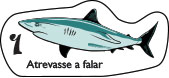 Adesivo de animal marinho com o número da lição e ponto principal
