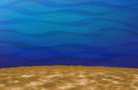 Water background with ocean floor